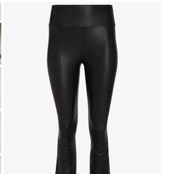 SPRWMN BLACK LEATHER ANKLE FLARE - Picture 11 of 11